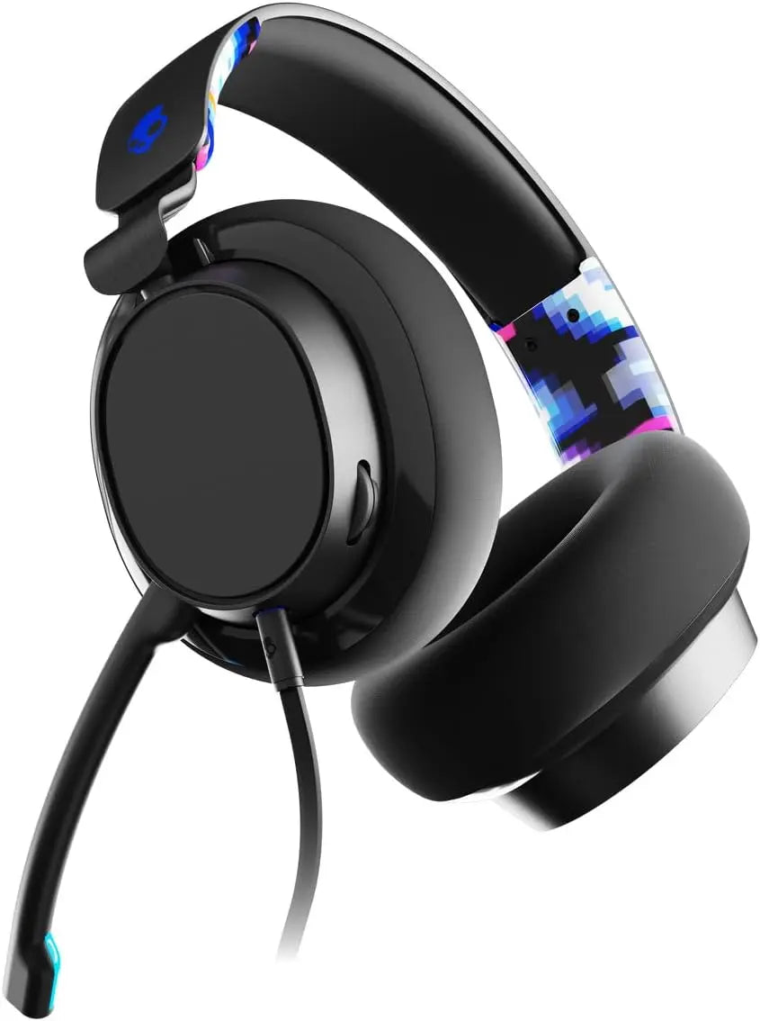 Skullcandy SLYR Wireless Multi-Platform Gaming Headset ,Ultra Low Latency USB-A Bluetooth Headset (Black/Blue, On the Ear) Dabbakhul