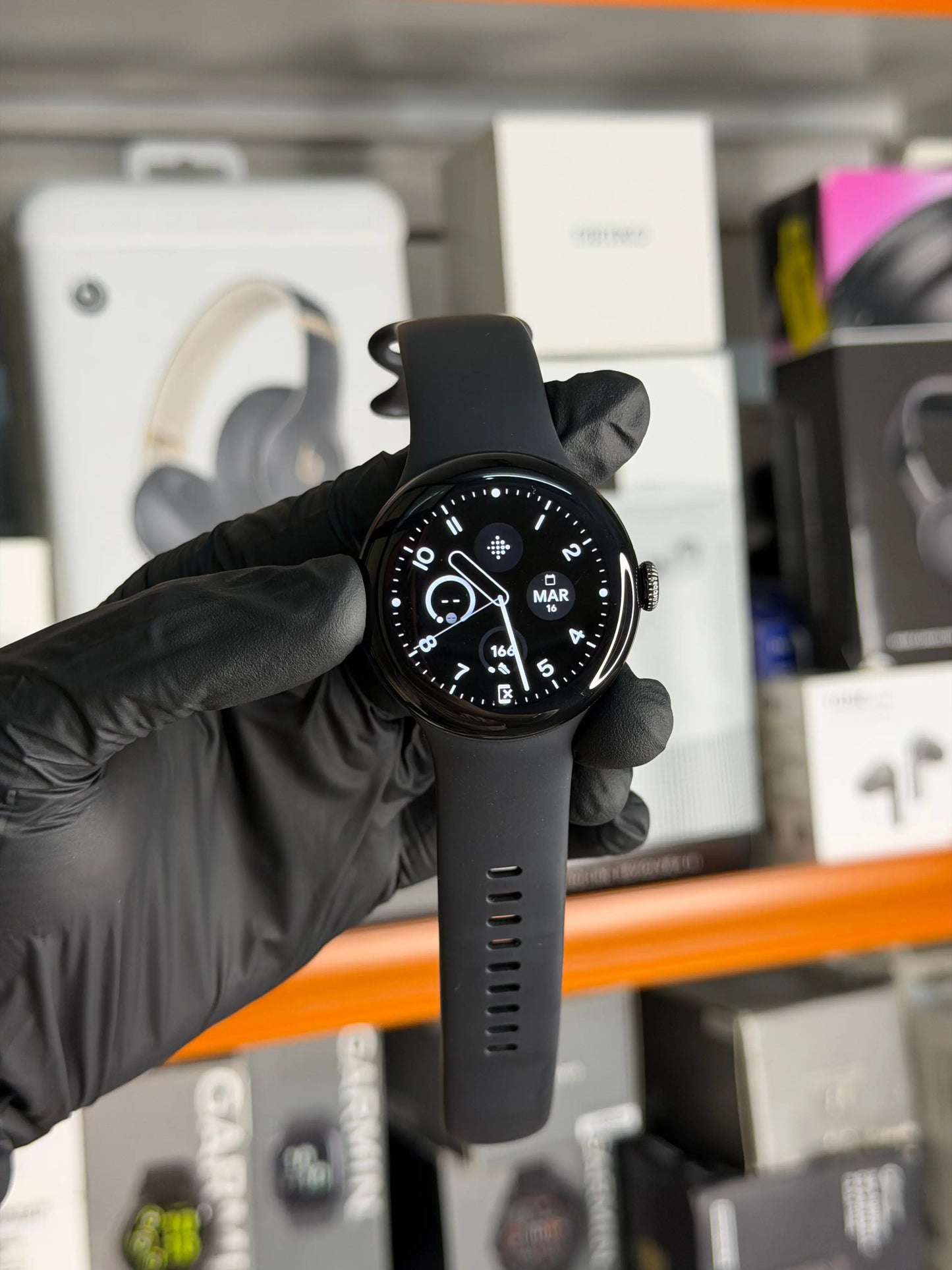 Google Pixel Watch 2 Smartwatch (Obsidian Active Strap) Dabbakhul