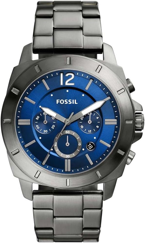Fossil Privateer Chronograph Smoke Stainless Steel Watch - BQ2816