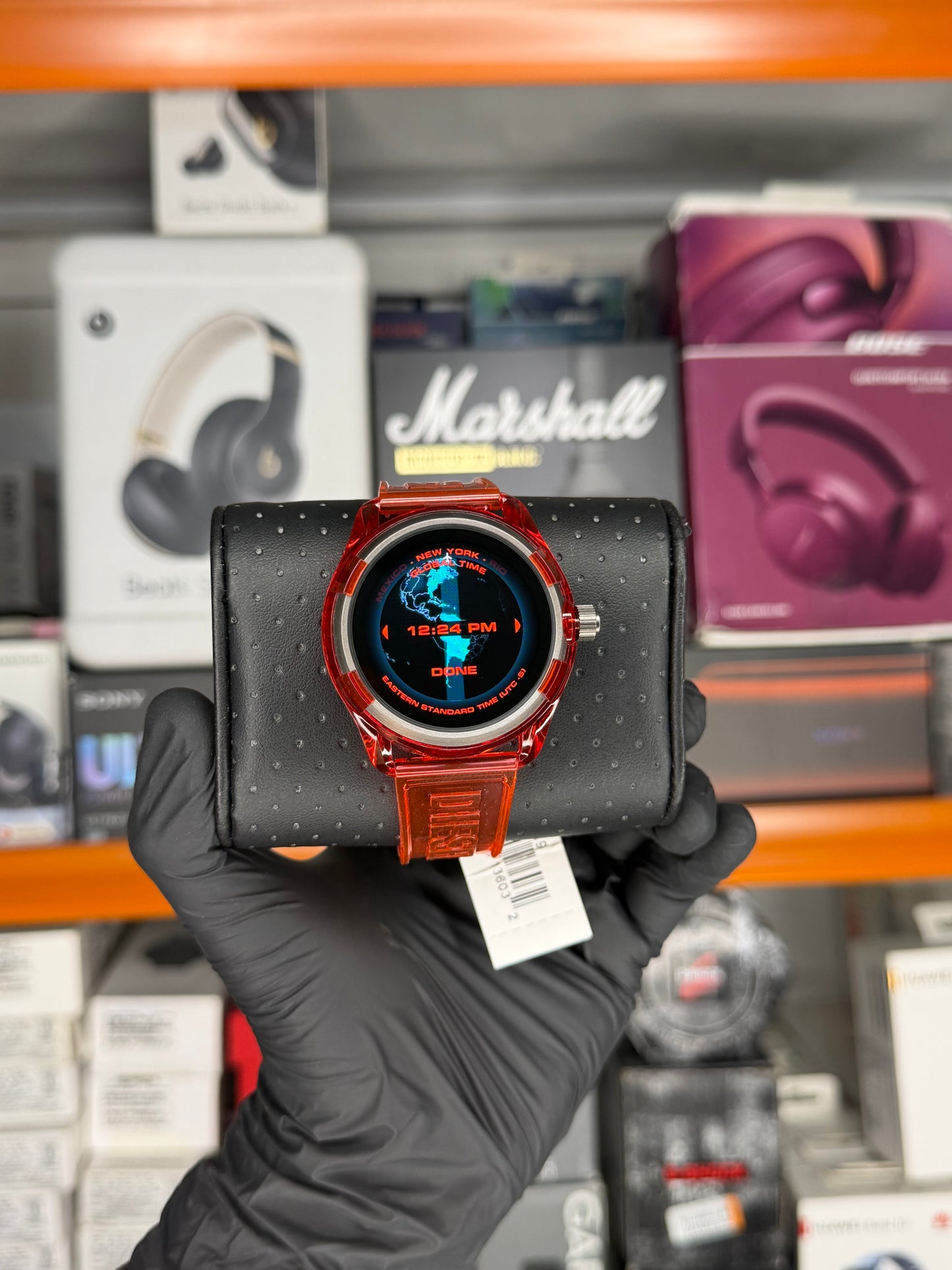 Diesel Fadelite Digital Black Dial Men's Watch-DZT2019 - OpenBox