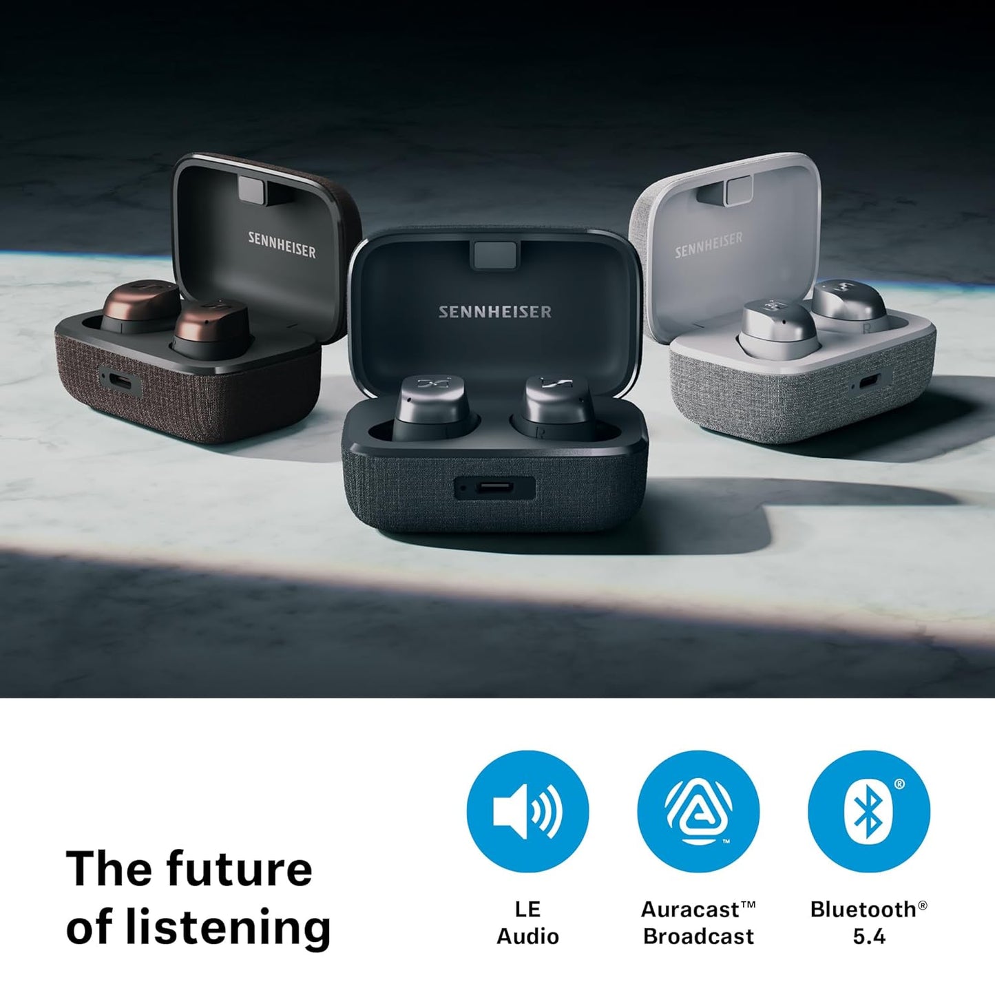 Sennheiser MOMENTUM True Wireless 4 Earbuds with Bluetooth5.4 and future-ready AURACAST technology