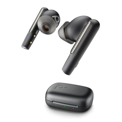 Poly Voyager Free 60 True Wireless Earbuds, in-Ear w/Noise-canceling mic, ANC, Black Dabbakhul