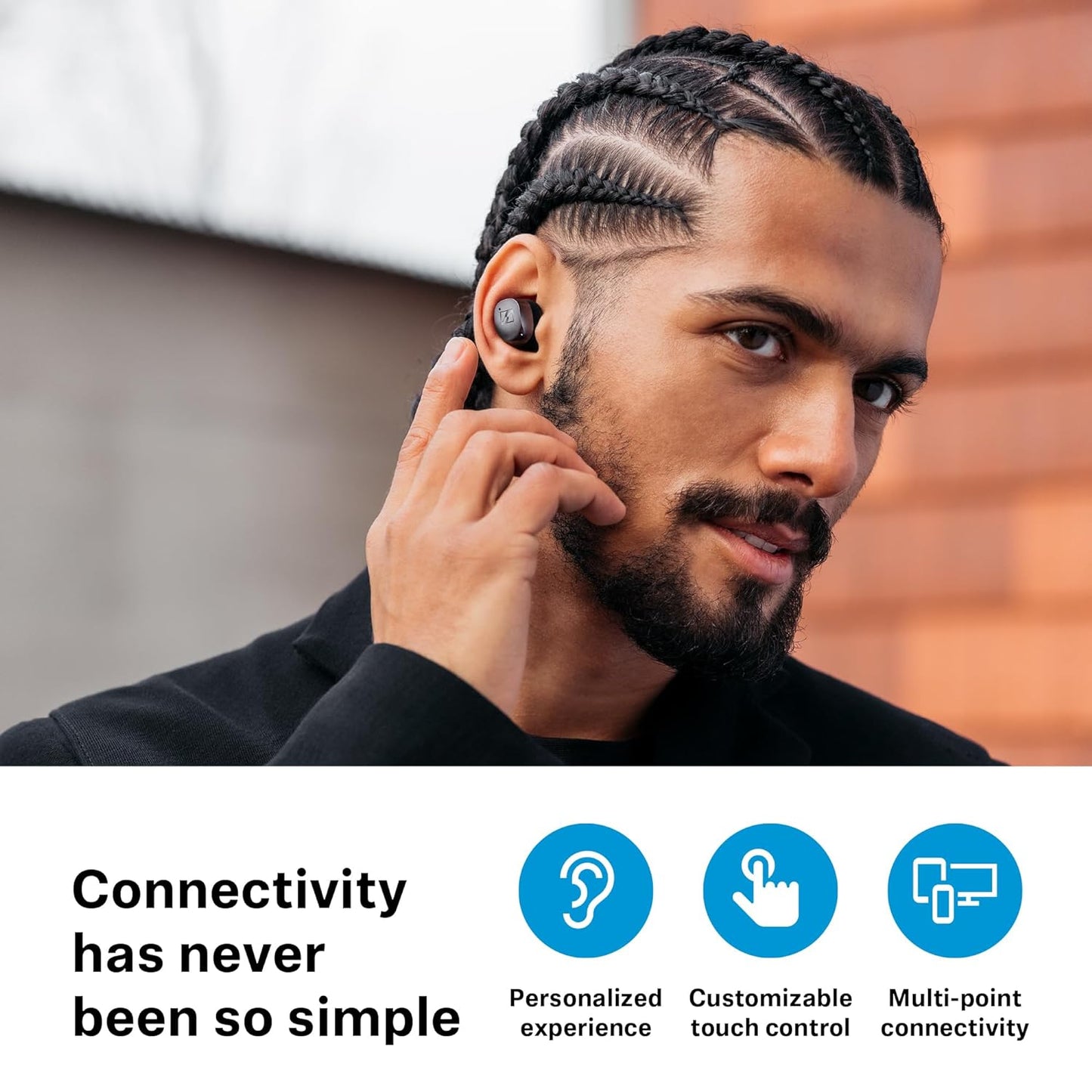 Sennheiser MOMENTUM True Wireless 4 Earbuds with Bluetooth5.4 and future-ready AURACAST technology