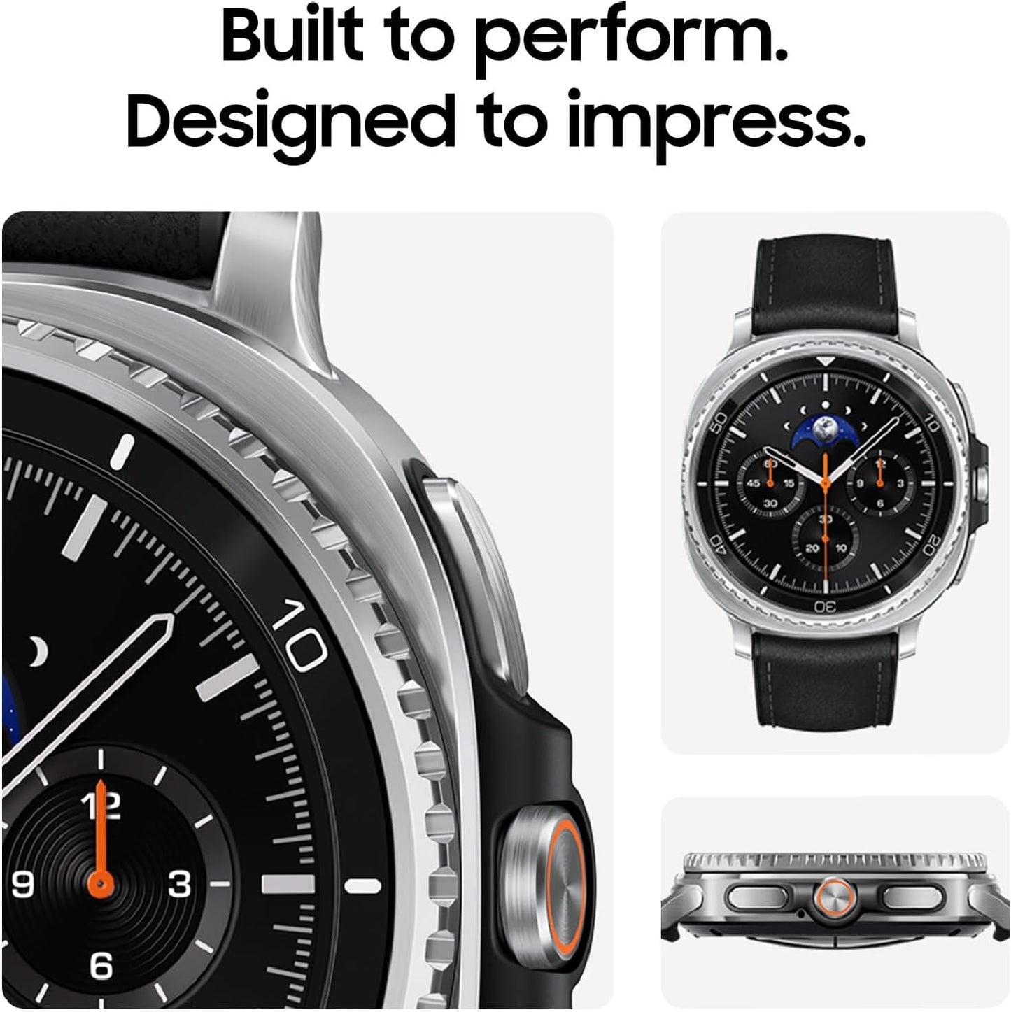 Samsung Galaxy Watch 8 Classic (2025) 46mm Bluetooth Smartwatch, Cushion Design, Rotating Bezel, Quick Button, Sleep Coaching, Running Coach, Energy Score, Black - Unboxed