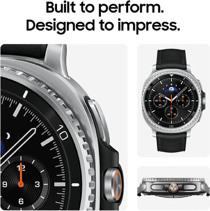 Samsung Galaxy Watch 8 Classic (2025) 46mm Bluetooth Smartwatch, Cushion Design, Rotating Bezel, Quick Button, Sleep Coaching, Running Coach, Energy Score, Black - Unboxed