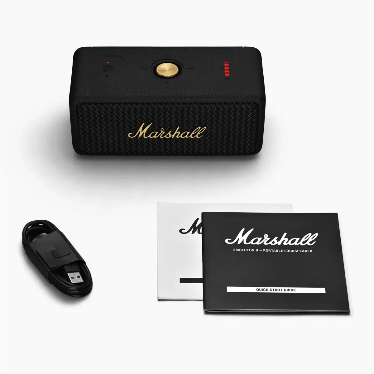 Marshall Emberton II Compact Portable Bluetooth Speaker with 30+ Hours of Playtime, (360° Sound), Dust & Waterproof (IP67) Dabbakhul
