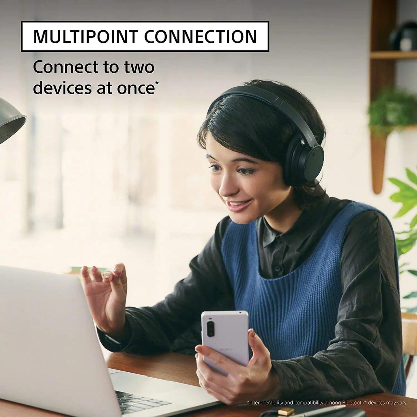 Sony WH-CH720N, Wireless Over-Ear Active Noise Cancellation Headphones with Mic Dabbakhul