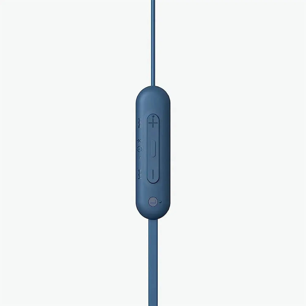 Sony WI-C100 Wireless Headphones with Customizable Equalizer for Deep Bass & 25 Hrs Battery, DSEE-Upscale, Splash Proof, 360RA, Fast Pair, in-Ear Bluetooth Headset with mic for Phone Calls Dabbakhul