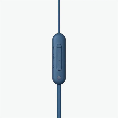Sony WI-C100 Wireless Headphones with Customizable Equalizer for Deep Bass & 25 Hrs Battery, DSEE-Upscale, Splash Proof, 360RA, Fast Pair, in-Ear Bluetooth Headset with mic for Phone Calls Dabbakhul