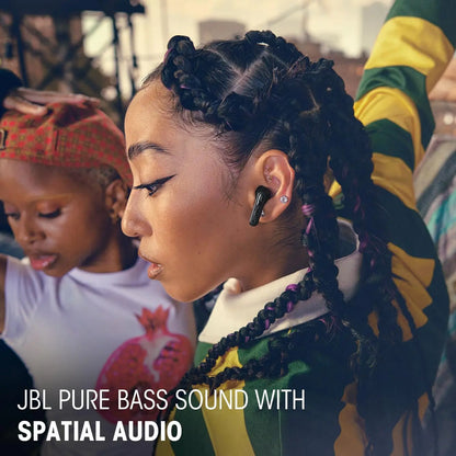 JBL New Launch Tune Flex 2 TWS, ANC Earbuds, 48Hr Playtime,Dual Connect, Ambient Aware, Relax Mode, Customized EQ with Headphones App, 6 Mics for Clear Calls, Spatial Sound, Personi-Fi 3.0 (Black) Dabbakhul
