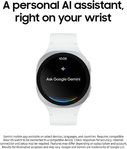 Samsung Galaxy Watch 8 44mm lte  Bluetooth Smartwatch, Cushion Design, Fitness Tracker, Sleep Coaching, Running Coach, Energy Score, Heart Rate Tracking, Graphite Dabbakhul