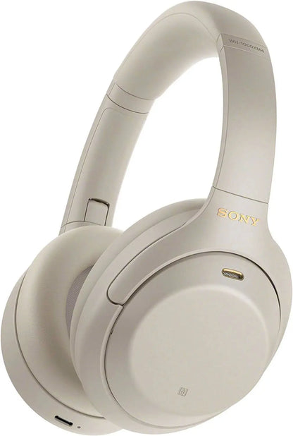 Sony WH-1000XM4 Industry Leading Wireless Noise Cancellation Bluetooth Over Ear Headphones with Mic for Phone Calls, 30 Hours Battery Life, Quick Charge, AUX, Touch Control and Voice Control Dabbakhul