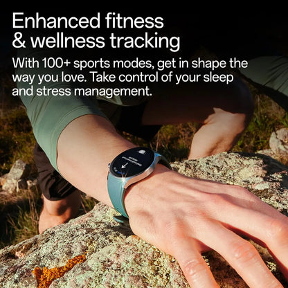 OnePlus Watch 2 with Wear OS 4,Snapdragon W5 Chipset,Upto 100hrs battery life,1.43’’ AMOLED Display,Stainless Steel & Sapphire Crystal build,Dual Frequency GPS,5 ATM, IP68 & BT Calling Dabbakhul