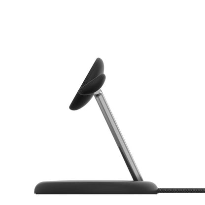 Belkin MagSafe 3-in-1 Qi2 Wireless Charger Stand 15W | Fast Charging iPhone Charger for iPhone 16, 15, 14 & 13 Series, AirPods, & Apple Watch | 36W Charger Included | Black - Unboxed
