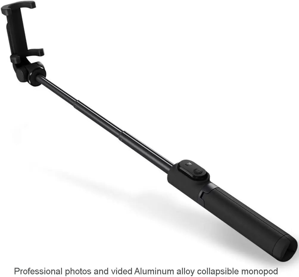 Xiaomi Selfie Stick with Tripod Stand with Bluetooth Remote, 360 deg Rotation Phone Holder for Selfie/Video Recording/Photo/Live Stream/Vlog/YouTube from Smartphone, iPhone, Mics and Lights Dabbakhul