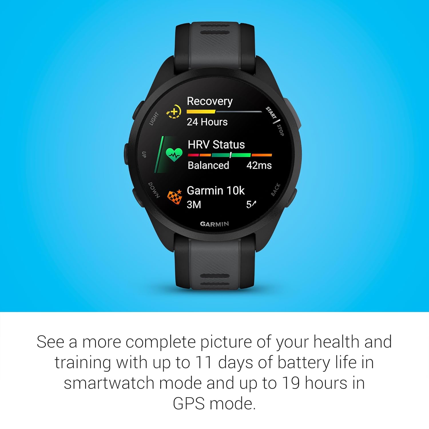 Garmin Forerunner 165 Music, Running Smartwatch, Colorful AMOLED Display, Training Metrics and Recovery Insights, Music on Your Wrist Dabbakhul