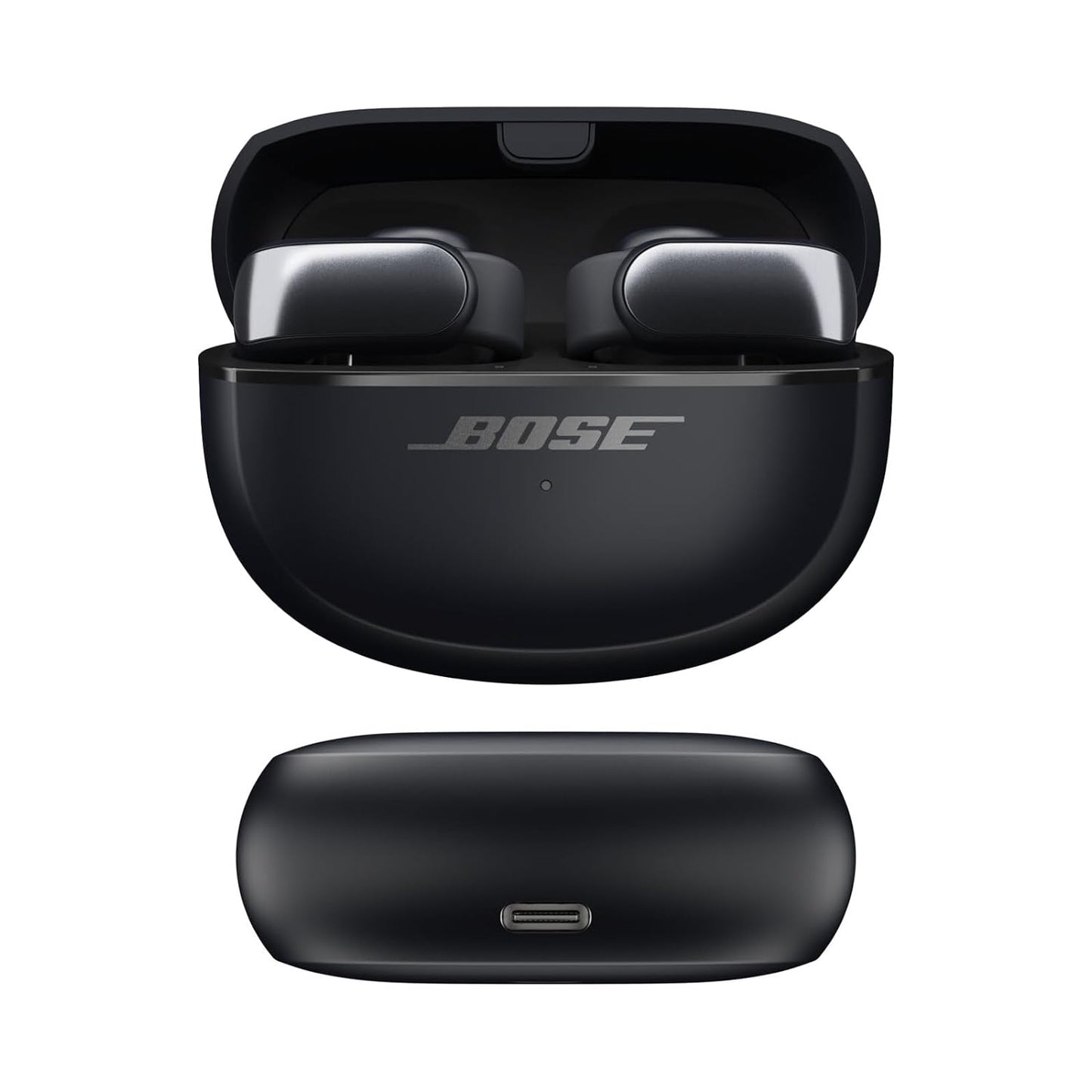Bose New Ultra Open Earbuds with OpenAudio Technology, Open Ear Wireless Earbuds, Up to 48 Hours of Battery Life - Black