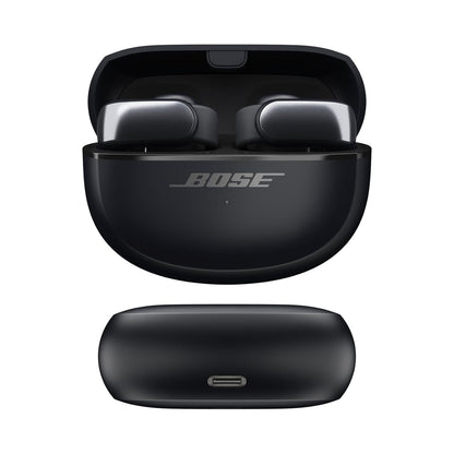 Bose New Ultra Open Earbuds with OpenAudio Technology, Open Ear Wireless Earbuds, Up to 48 Hours of Battery Life - Black
