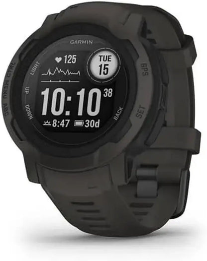 Garmin Instinct 2, Rugged Outdoor Watch with GPS, Built for All Elements, Multi-GNSS Support, Tracback Routing and More, Graphite Dabbakhul
