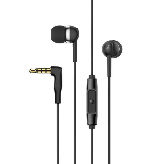 Sennheiser CX 80S in-Ear Wired Headphones with in-line One-Button Smart Control with Microphone, 3 Ear Adapter Sizes, 2 Year Warranty, 3.5MM Jack, Sennheiser Superior Sound Dabbakhul