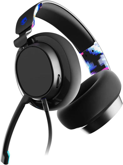 Skullcandy SLYR Wireless Multi-Platform Gaming Headset ,Ultra Low Latency USB-A Bluetooth Headset (Black/Blue, On the Ear) Dabbakhul