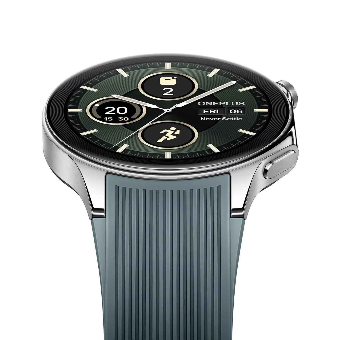 OnePlus Watch 2 with Wear OS 4,Snapdragon W5 Chipset,Upto 100hrs battery life,1.43’’ AMOLED Display,Stainless Steel & Sapphire Crystal build,Dual Frequency GPS,5 ATM, IP68 & BT Calling Dabbakhul