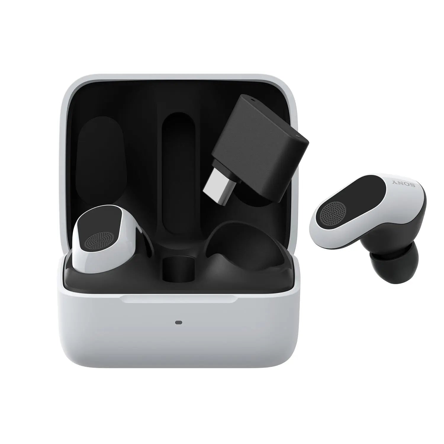 Sony INZONE Buds WF-G700N Truly Wireless Noise Cancelling Gaming in-Ear Earbuds, with 24 Hour Battery, for Mobile, PC, PS5, 360 Spatial Sound, 30ms Low Latency, USB-C Dongle & LE Audio (LC3) Dabbakhul