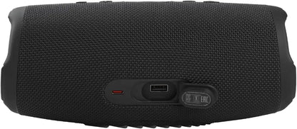 JBL Charge 5, Wireless Portable Bluetooth Speaker Pro Sound, 20 Hrs Playtime, Powerful Bass Radiators, Built-in 7500mAh Powerbank, PartyBoost, IP67 Water & Dustproof (Without Mic, Black) Dabbakhul