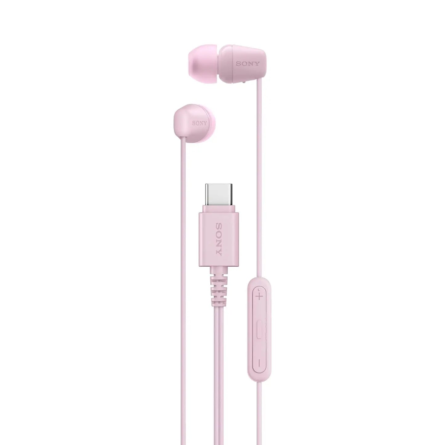 Sony IER-EX15C Wired in Ear Type C Headphones, in-Line Remote for Volume & Mute Function with Mic, Tangle Free Serration Wire, Compatible with USB-C Devices, High Sound Quality Dabbakhul
