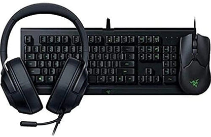Razer Power Up Bundle Wired Keyboard And Mouse Set, Black Dabbakhul