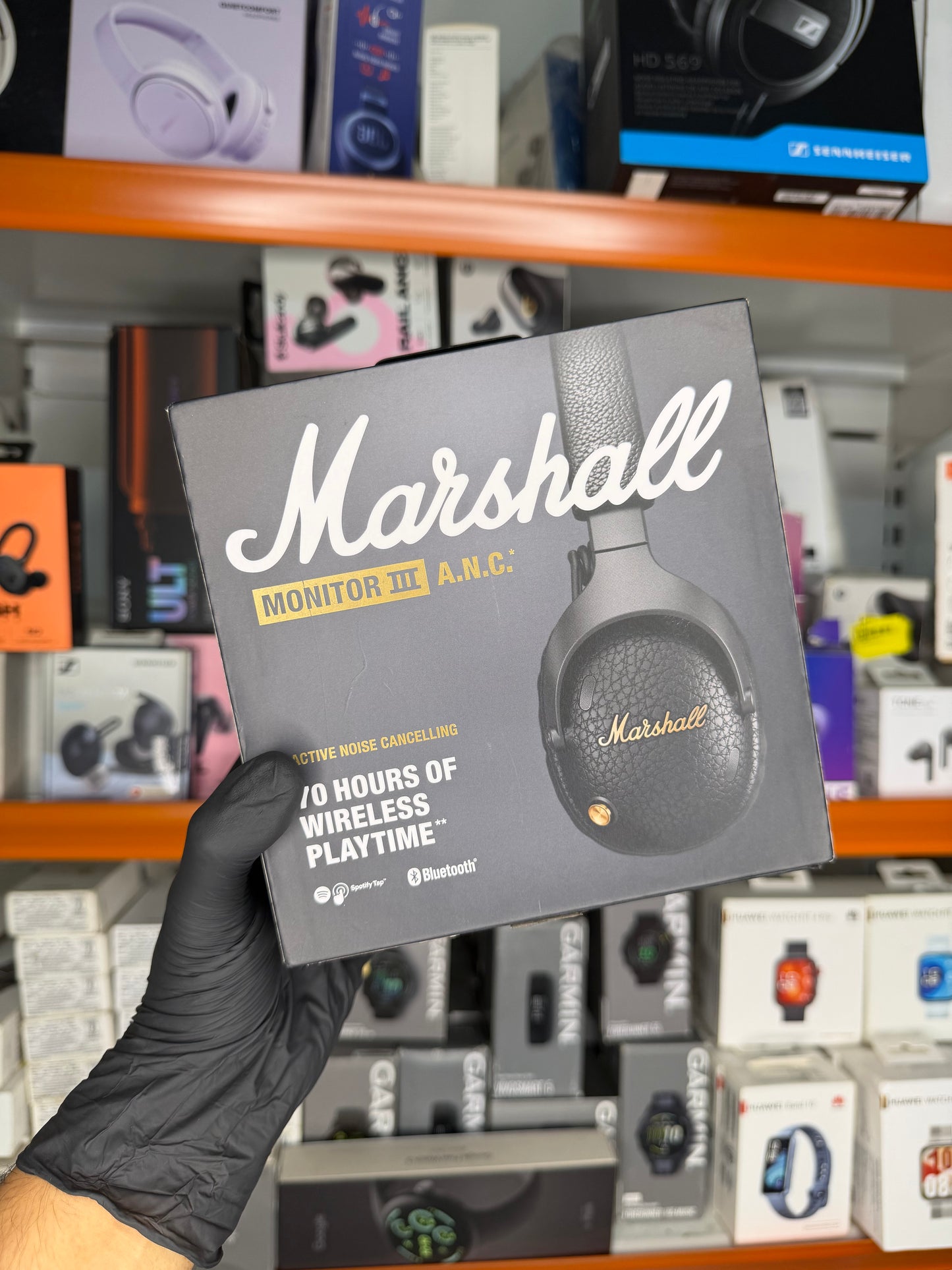 Marshall Monitor III - A.N.C - Over Ear Bluetooth Headphones- Unboxed