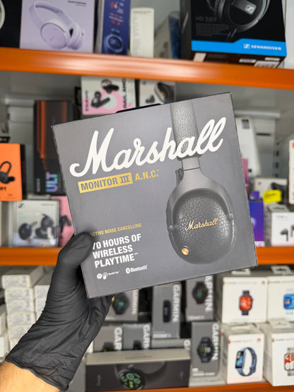 Marshall Monitor III - A.N.C - Over Ear Bluetooth Headphones- Unboxed