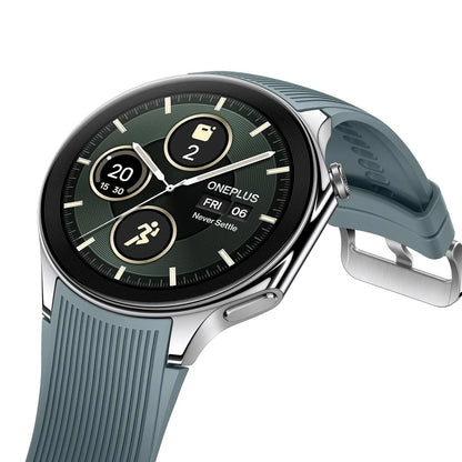 OnePlus Watch 2 with Wear OS 4,Snapdragon W5 Chipset,Upto 100hrs battery life,1.43’’ AMOLED Display,Stainless Steel & Sapphire Crystal build,Dual Frequency GPS,5 ATM, IP68 & BT Calling Dabbakhul