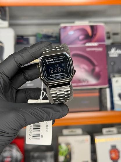 Casio Vintage D182 - Black Stainless steel