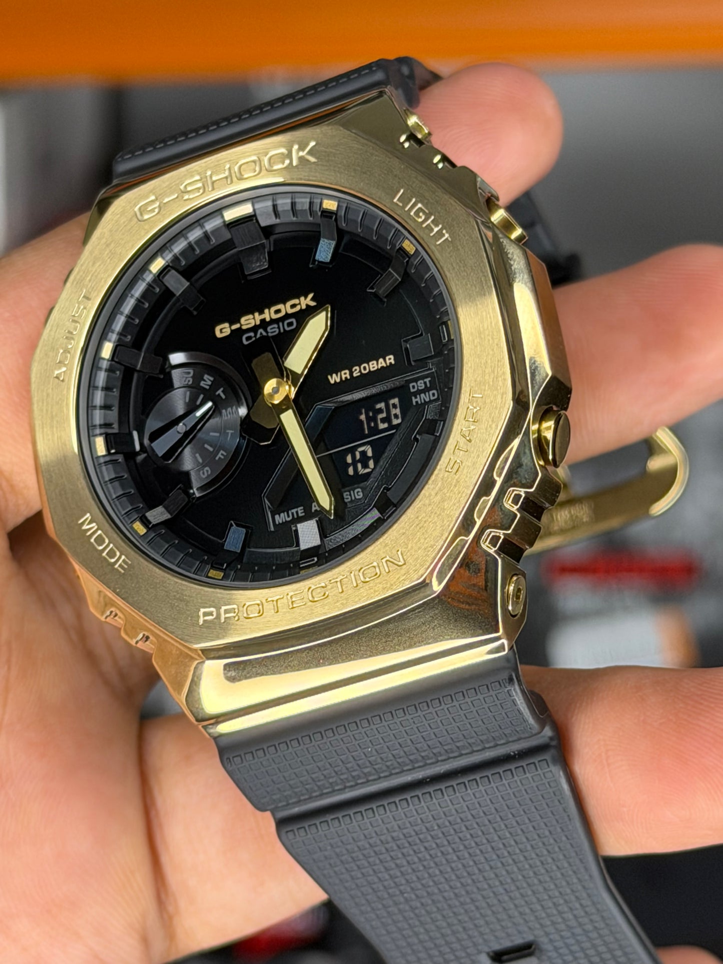Casio G Shock - Gm 2100G - 1A9DR - OPENBOX( Real Pictures Uploaded With Serial Number)