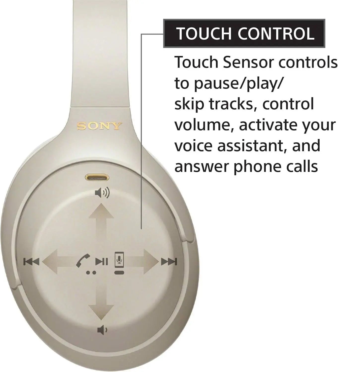 Sony WH-1000XM4 Industry Leading Wireless Noise Cancellation Bluetooth Over Ear Headphones with Mic for Phone Calls, 30 Hours Battery Life, Quick Charge, AUX, Touch Control and Voice Control Dabbakhul