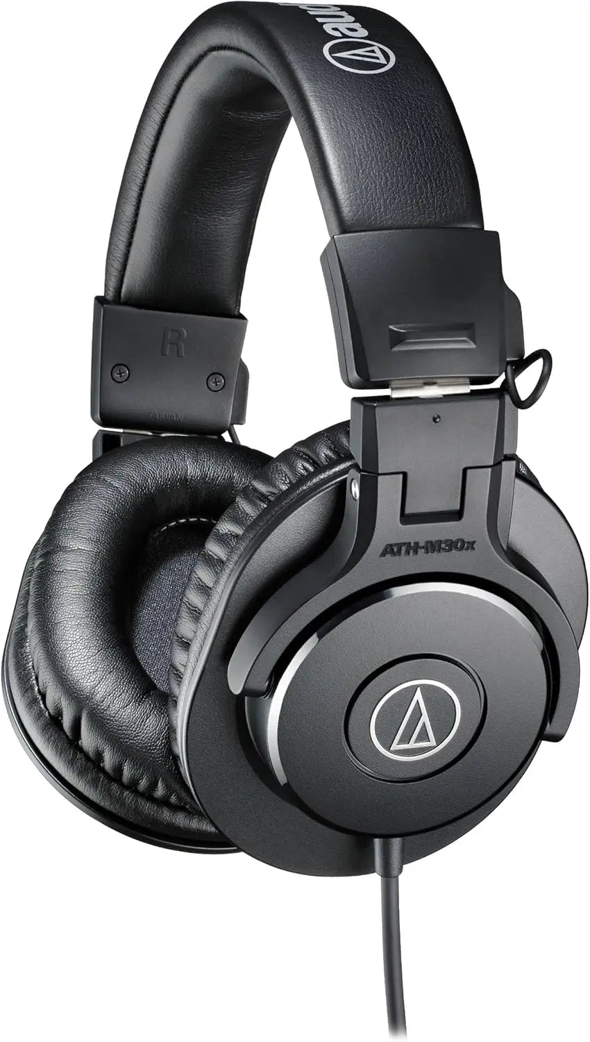 Audio-Technica ATH-M30X On-Ear Stereo Headphone (Black) Dabbakhul