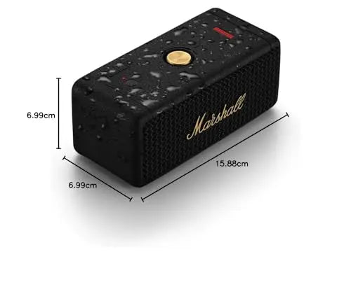 Marshall Emberton II Compact Portable Bluetooth Speaker with 30+ Hours of Playtime, (360° Sound), Dust & Waterproof (IP67) Dabbakhul
