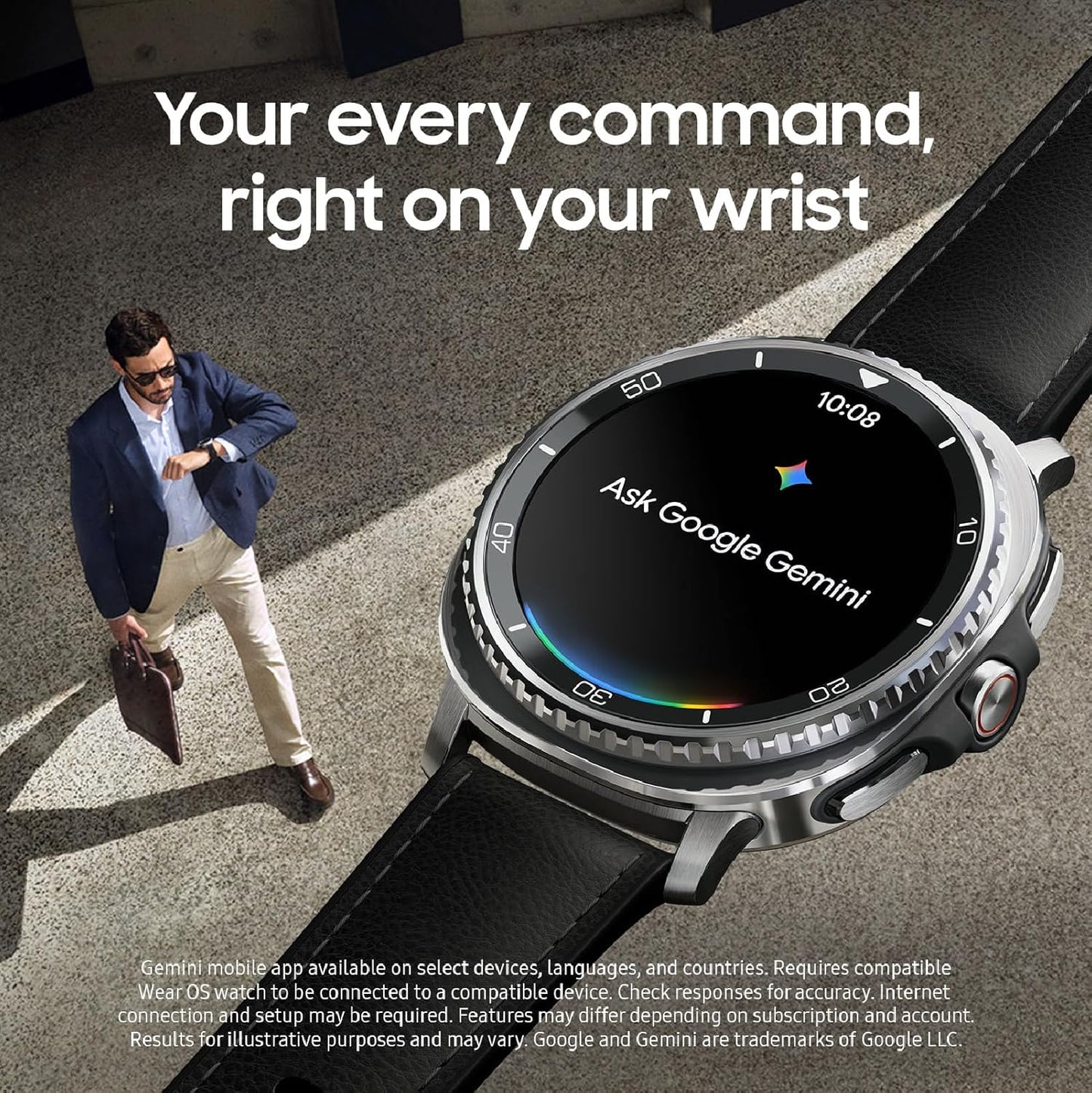 Samsung Galaxy Watch 8 Classic (2025) 46mm Bluetooth Smartwatch, Cushion Design, Rotating Bezel, Quick Button, Sleep Coaching, Running Coach, Energy Score, Black - Unboxed