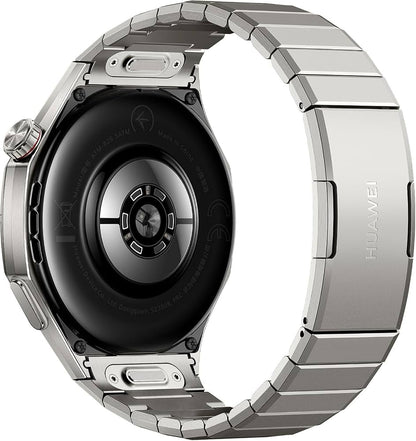 Huawei Gt6 Pro - Titanium Smart Watch, 46mm, Upto 21 Days Battery Life, Smart Watches with 100+ Sports Mode, Cycling, iOS & Android Compatible, Health Monitoring - Unboxed