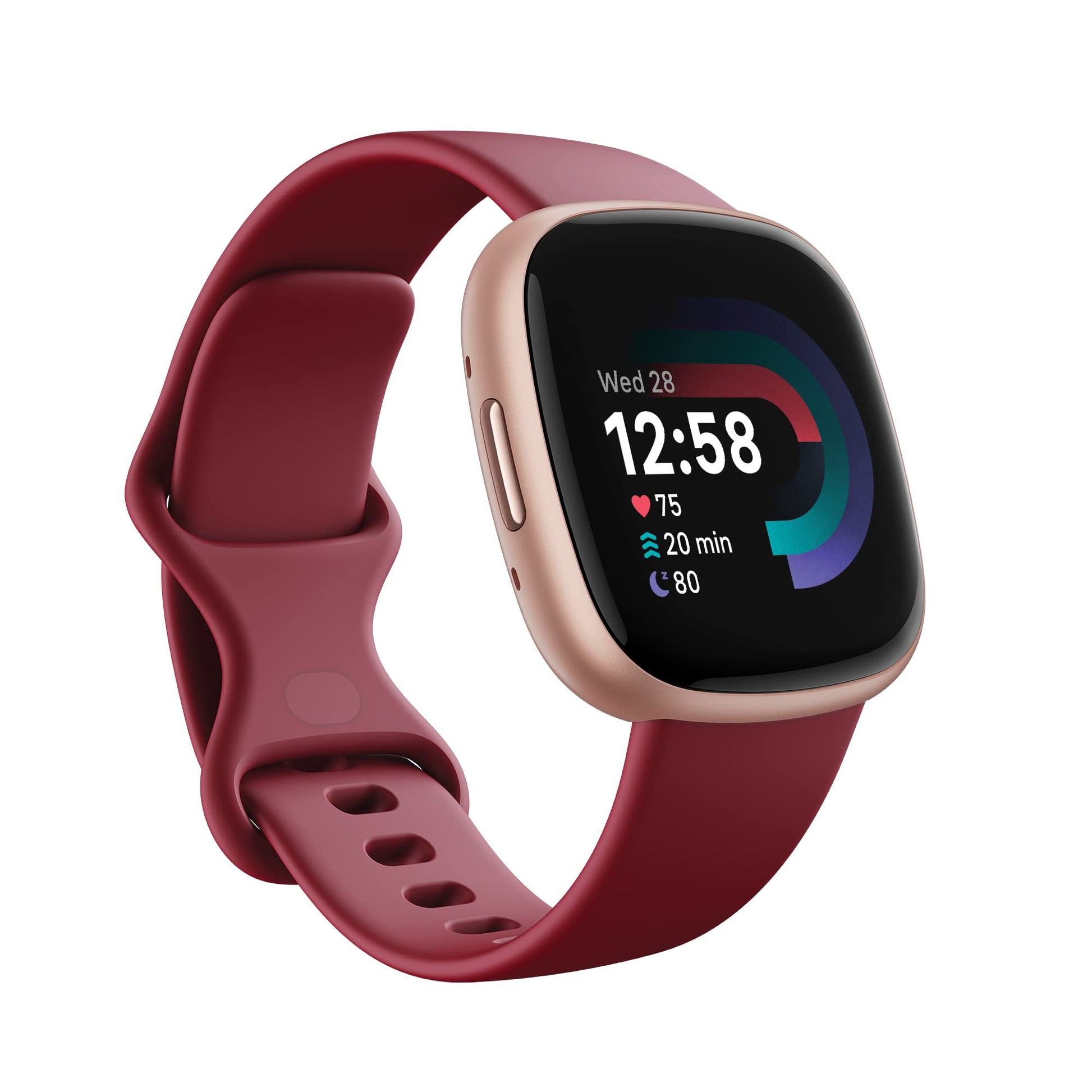 Fitbit Versa 4 Fitness Smartwatch with Daily Readiness, GPS, 24/7 Heart Rate, 40+ Exercise Modes, Sleep Tracking and more, One Size (S & L Bands Included) Dabbakhul