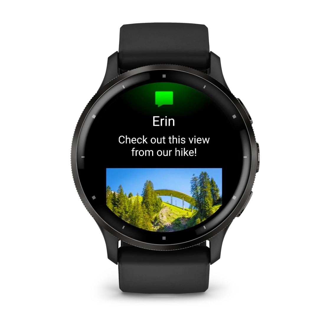 GARMIN Venu 3
Slate Stainless Steel bezel with Black Case and Silicone Band - 45MM