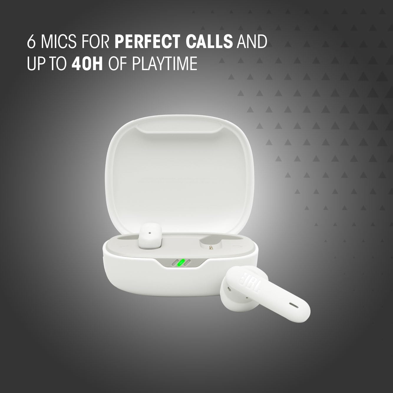 JBL Wave Flex 2 in-Ear Wireless Earbuds (TWS) with Mic,4 mics for Crisp & Clear Calls,40 Hours Battery,Ip54 Water&Dust Resistance,Multi-Point Connection