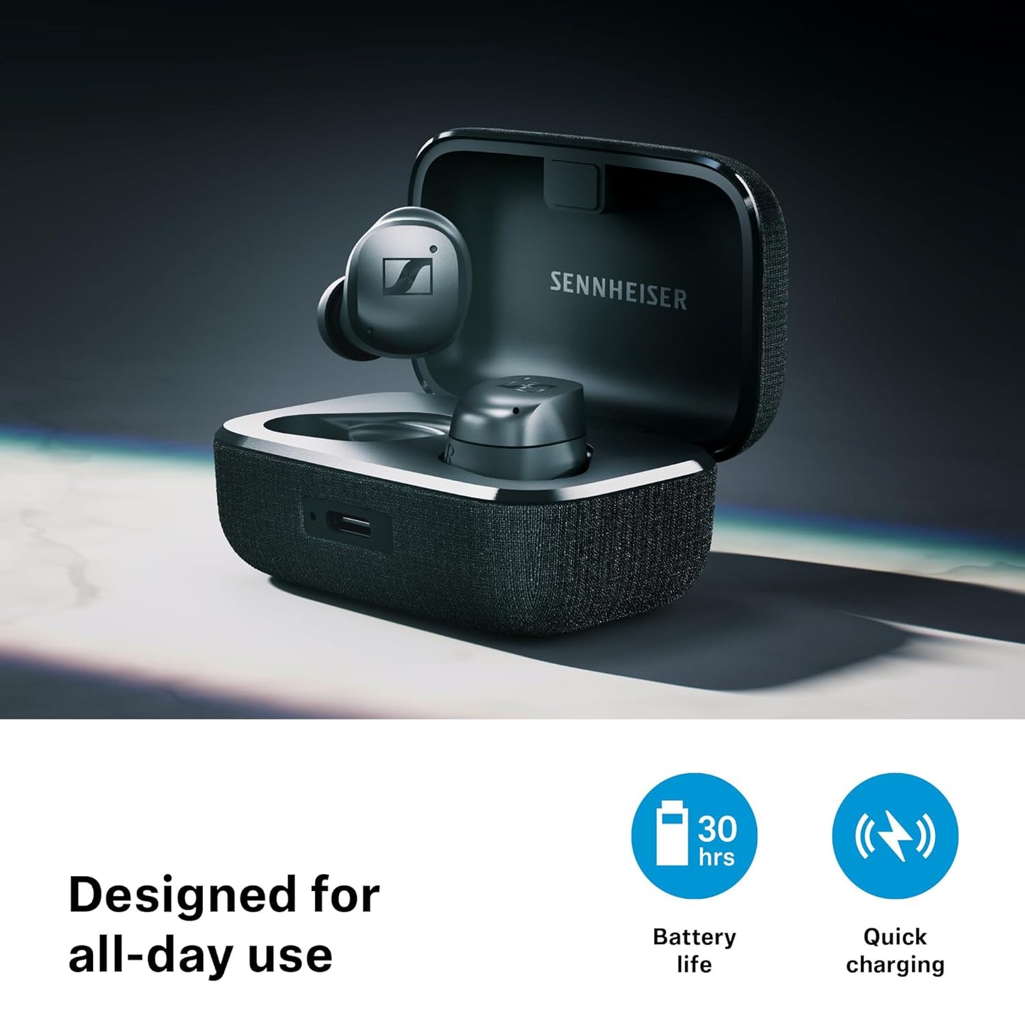 Sennheiser MOMENTUM True Wireless 4 Earbuds with Bluetooth5.4 and future-ready AURACAST technology