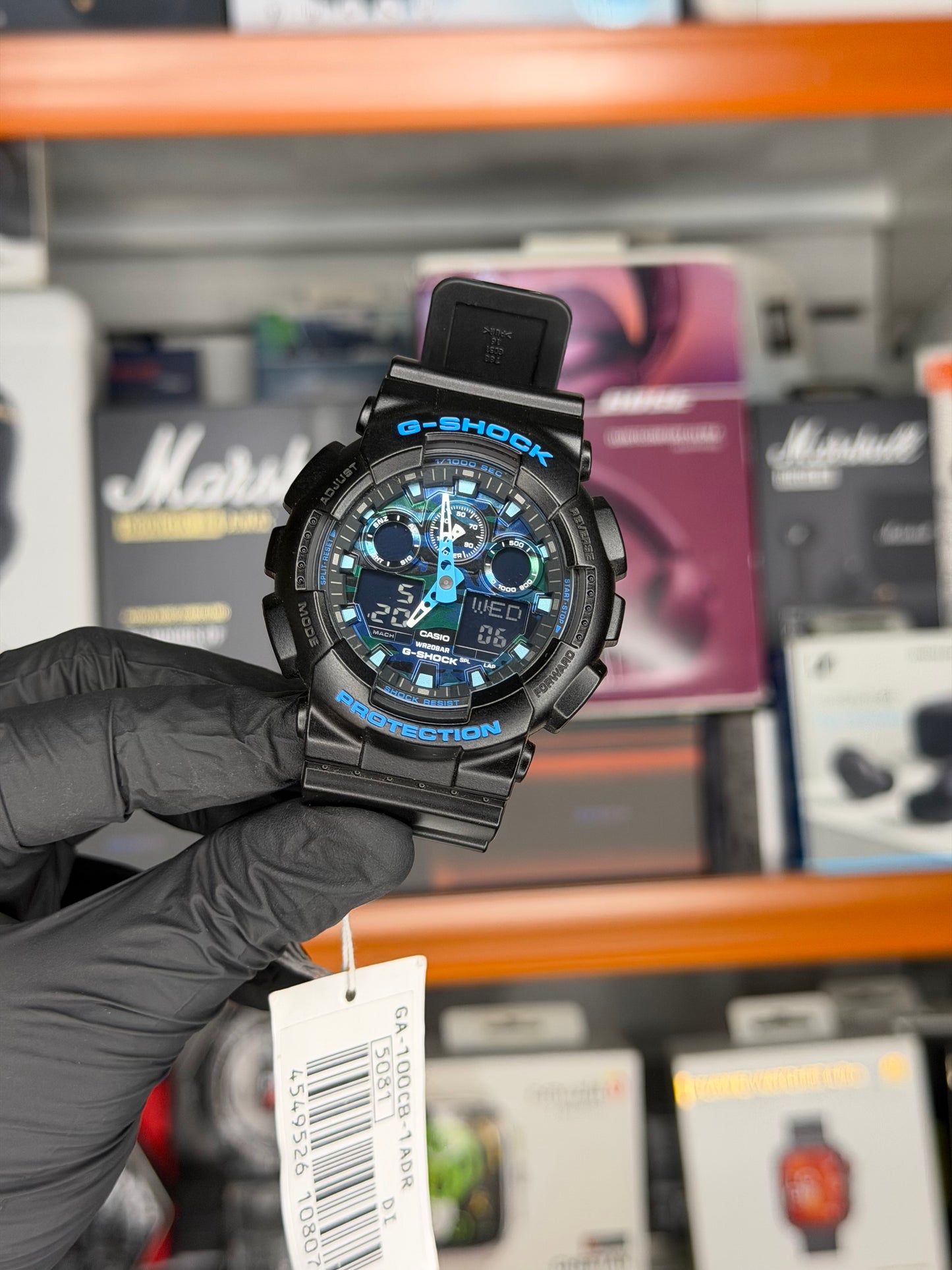 Casio GShock - GA100CB BLACK,BLUE