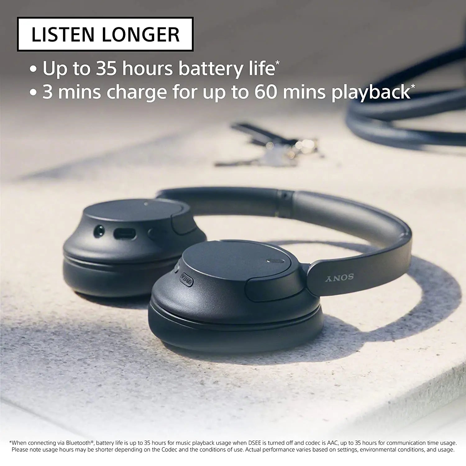 Sony WH-CH720N, Wireless Over-Ear Active Noise Cancellation Headphones with Mic Dabbakhul