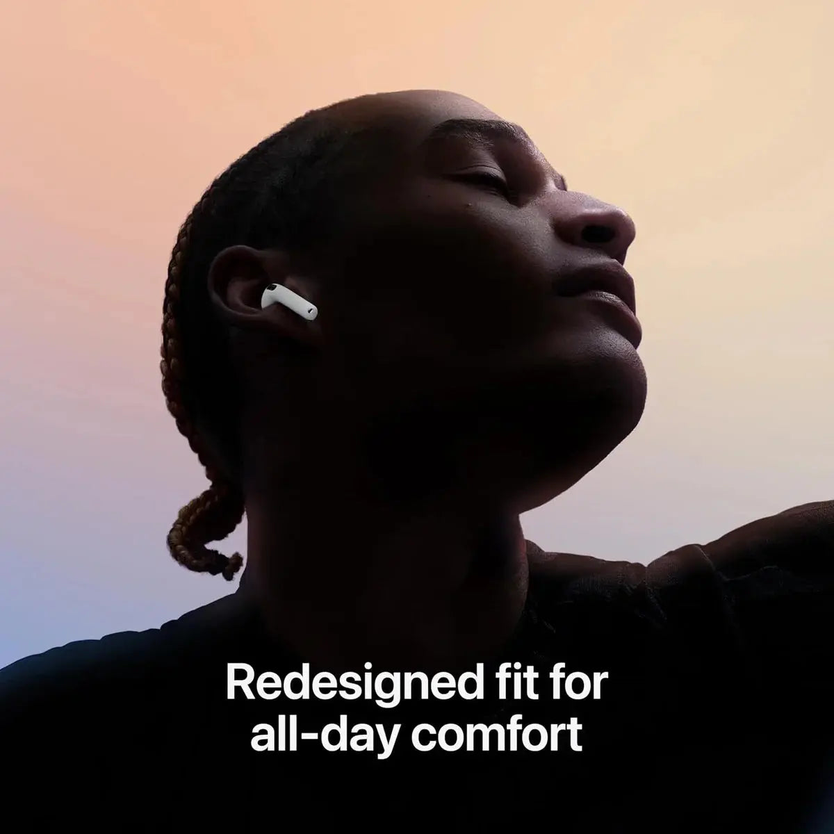 Apple AirPods 4 Wireless Earbuds, Bluetooth Headphones, Personalised Spatial Audio, Sweat and Water Resistant, USB-C Charging Case, H2 Chip, Up to 30 Hours of Battery Life, Effortless Setup for iPhone Dabbakhul