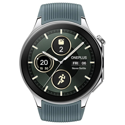 OnePlus Watch 2 with Wear OS 4,Snapdragon W5 Chipset,Upto 100hrs battery life,1.43’’ AMOLED Display,Stainless Steel & Sapphire Crystal build,Dual Frequency GPS,5 ATM, IP68 & BT Calling Dabbakhul