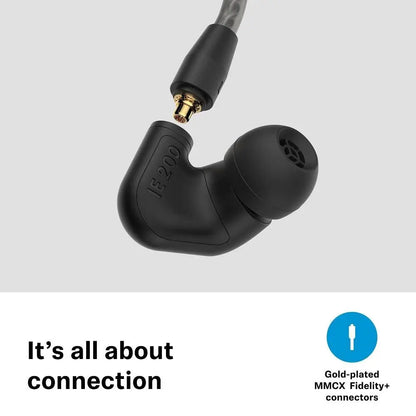 Sennheiser IE 200 in-Ear Wired Audiophile Headphones - TrueResponse Transducers for Neutral Sound, Deep Bass Dabbakhul