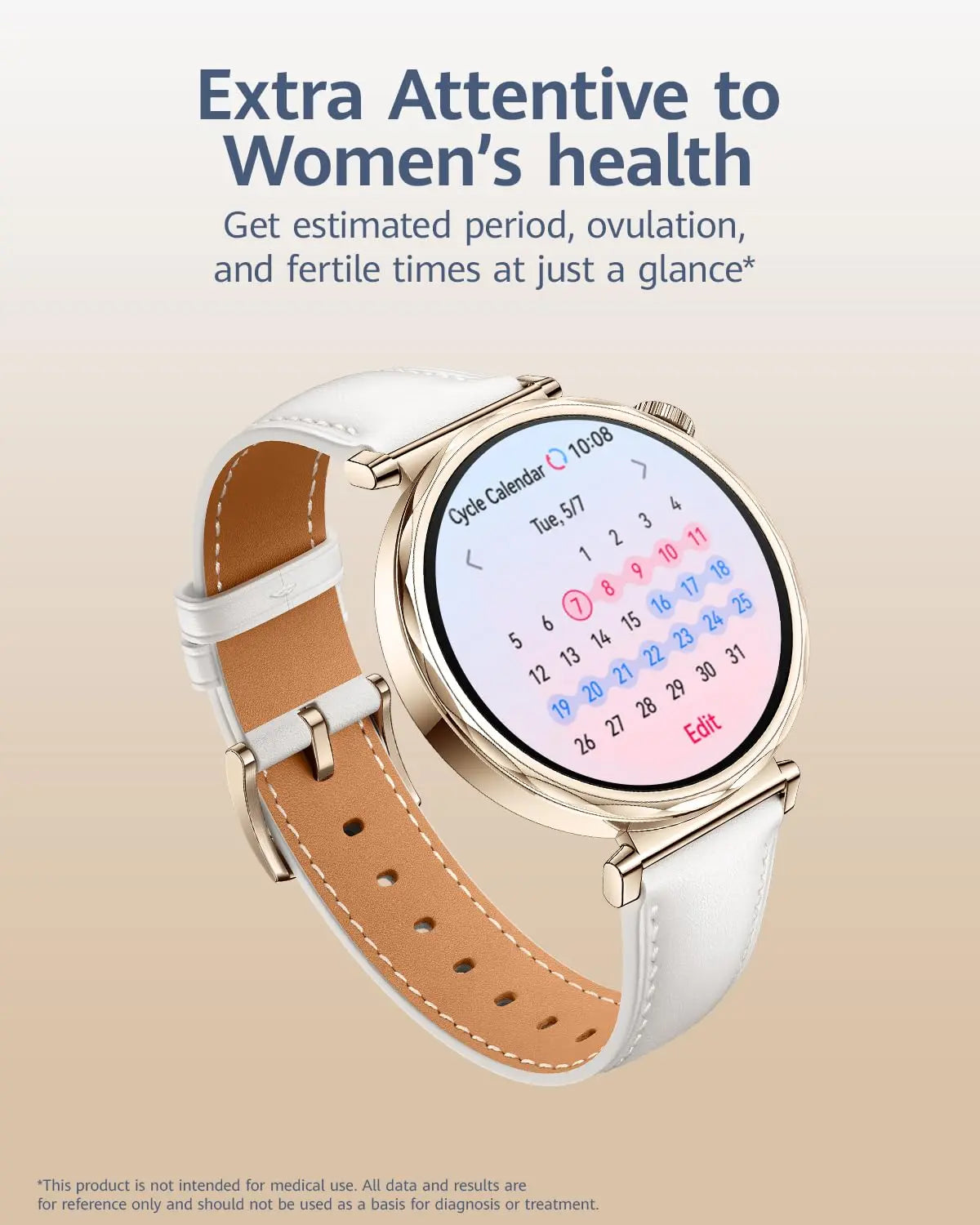 HUAWEI Watch GT 5 41mm Smartwatch, Up to 7 Days Battery Life, iOS & Android Compatible,Built in Maps, Pro-Level Sports Call&Message Reply - Gold Dabbakhul